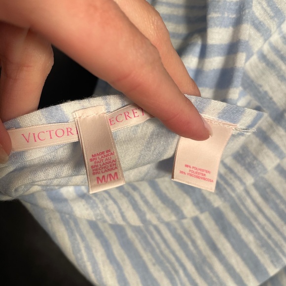 VS cover up. Blue & White stripes. Medium. - Picture 2 of 3